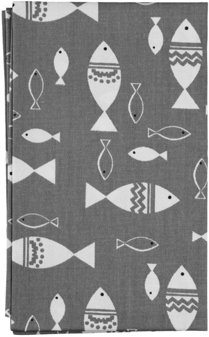 7 x Patchwork Stoffe aus Baumwolle in grau, Verschiedene Motive, Größe: 49 x 39 – Bild 3